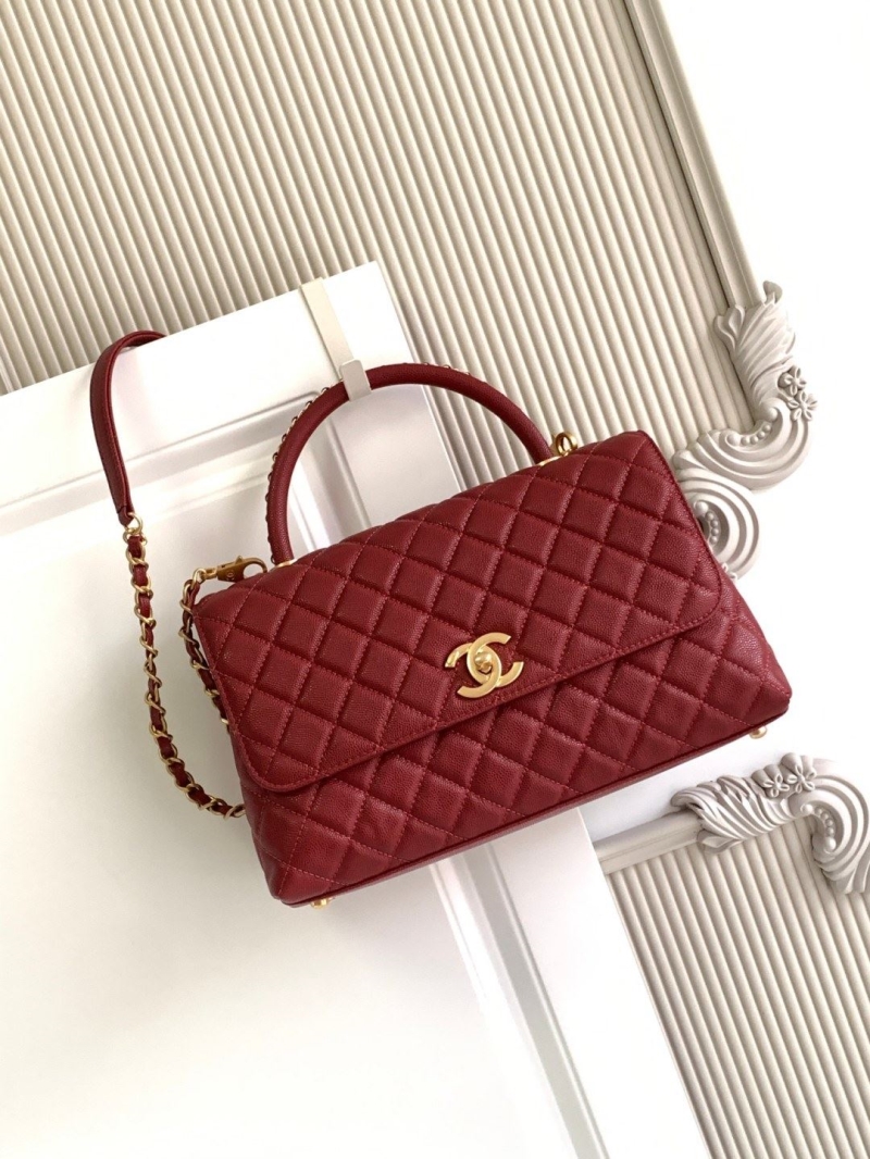 Ch**el top handle bags